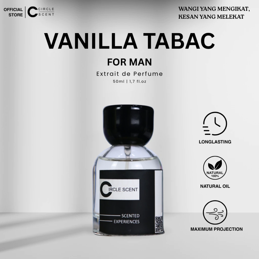 Circle Scent Vanilla Tabac Parfum Pria 50ML