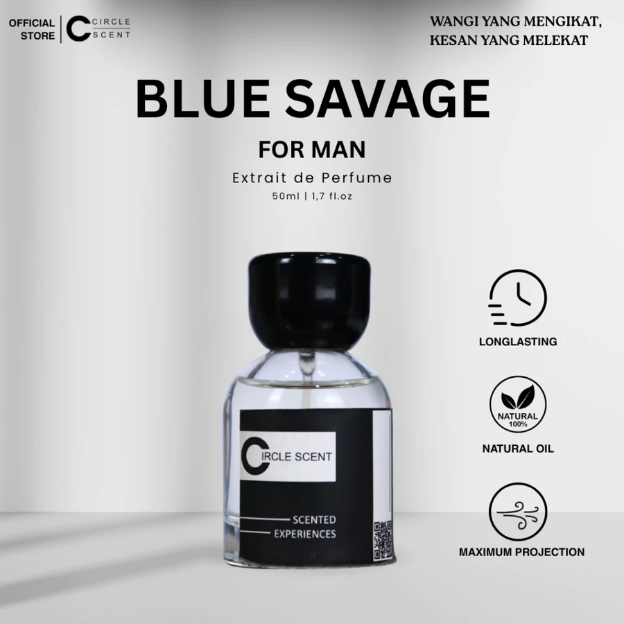 Circle Scent Blue Savage Parfum Pria 50ML