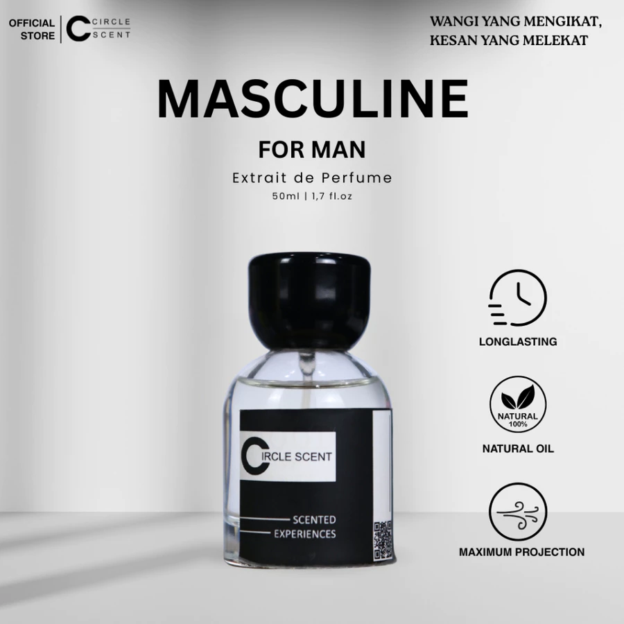 Circle Scent Masculine Parfum Pria 50ML