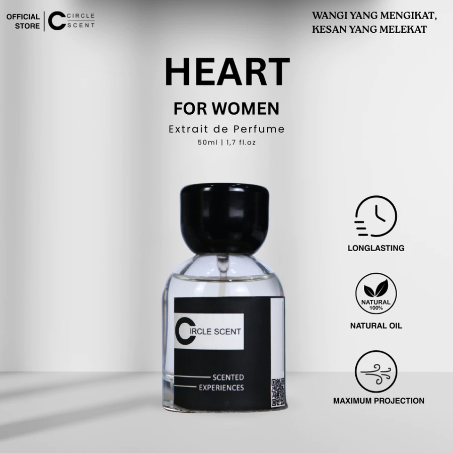 Circle Scent Heart Parfum Wanita 50ML